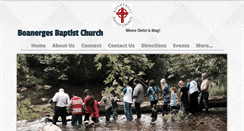 Desktop Screenshot of boanergesbaptist.com